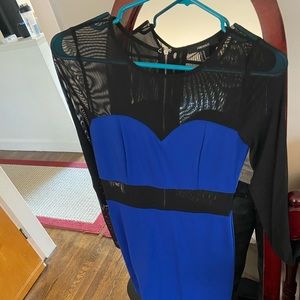 Forever 21 black sheer dress